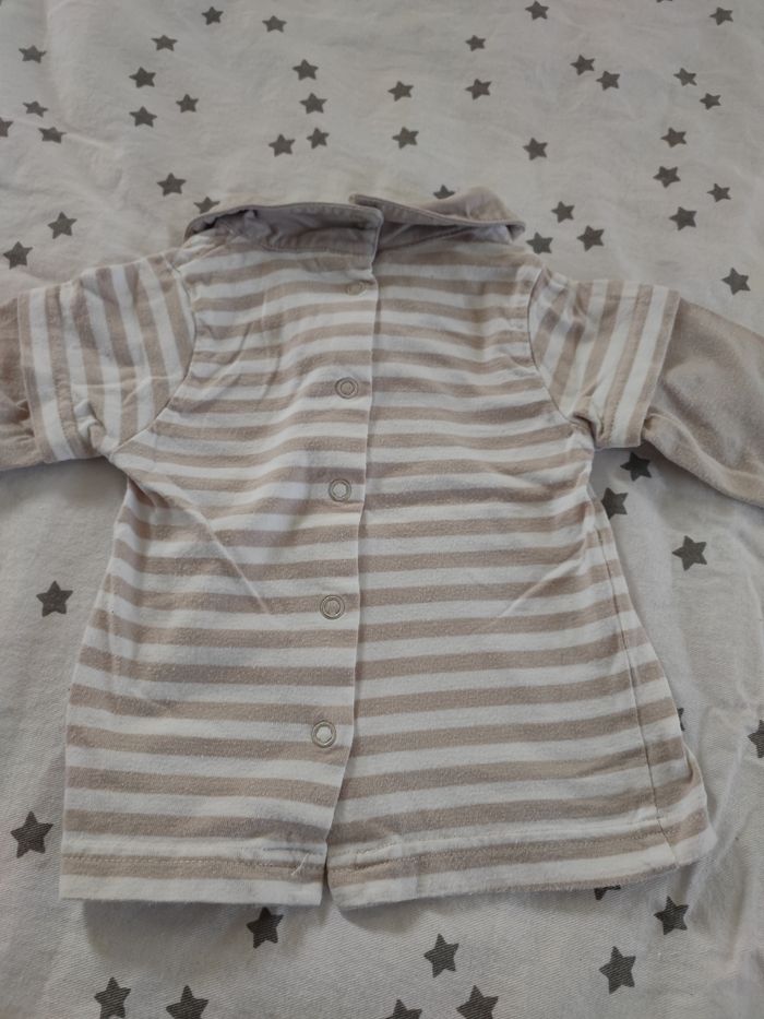 Polo manche longue 6mois petit kimbaloo - photo numéro 3