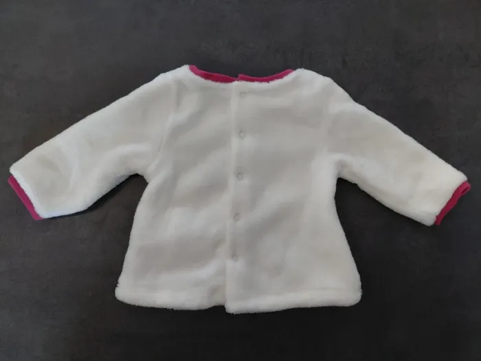 Gilet velours 3 mois neuf 59 cm Obaïbi - photo numéro 2