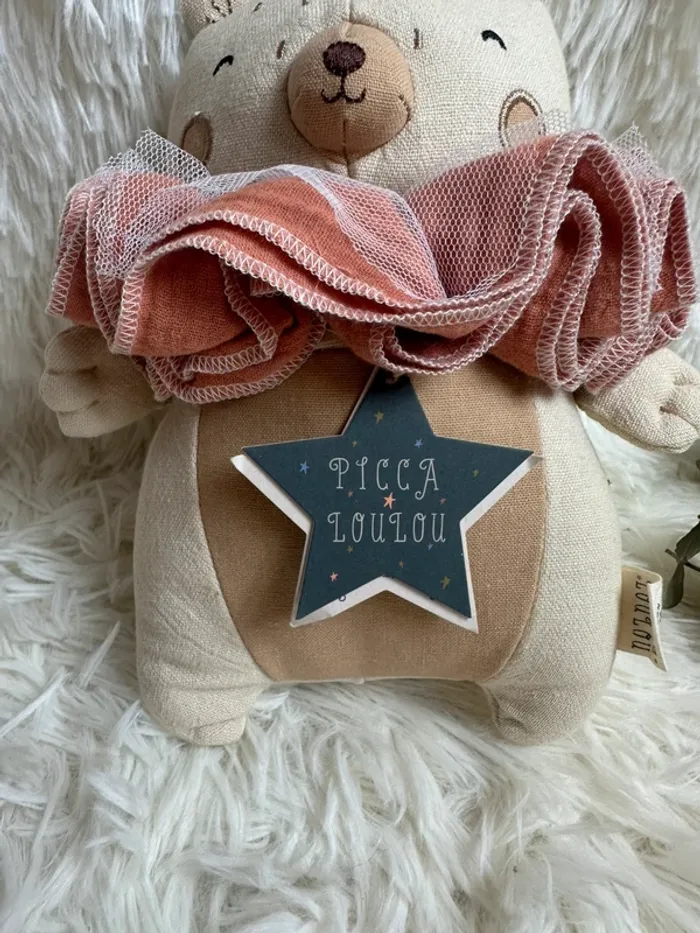 Peluche / poupée ours Picca Loulou - photo numéro 3