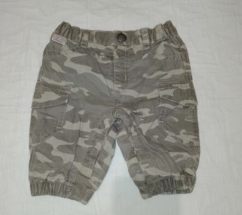 Kitchoun pantalon militaire camouflage 1 mois