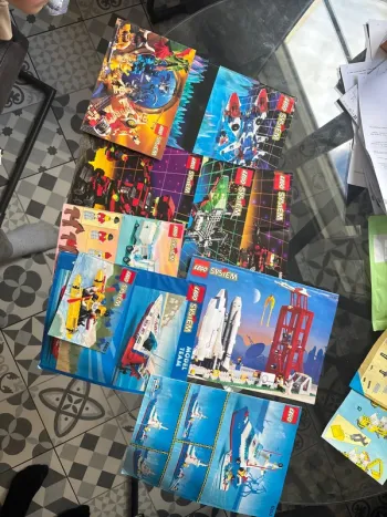 Lot de notice lego system vintage