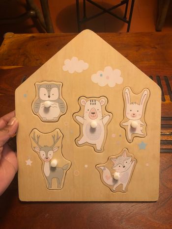 Puzzle animaux en bois