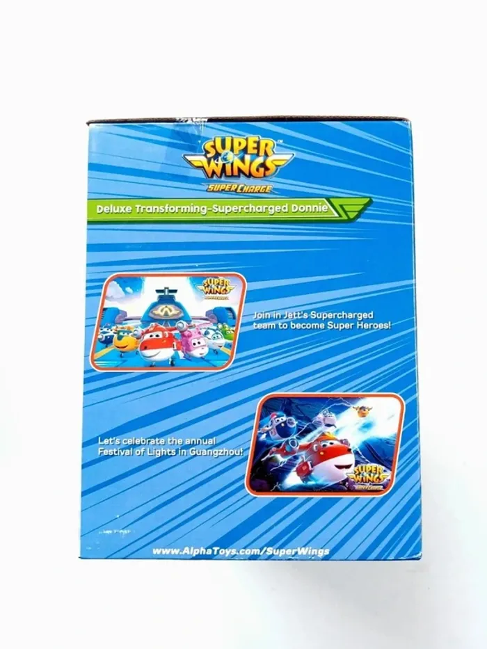 Figurine Super Wings Deluxe Transforming Supercharged Donnie avec lumière et son - photo numéro 3