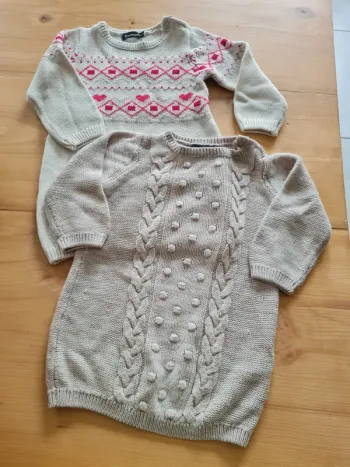 Lot robe pulls 24 mois