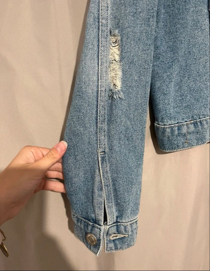 Veste en Jeans Stradivarius taille S - photo numéro 3