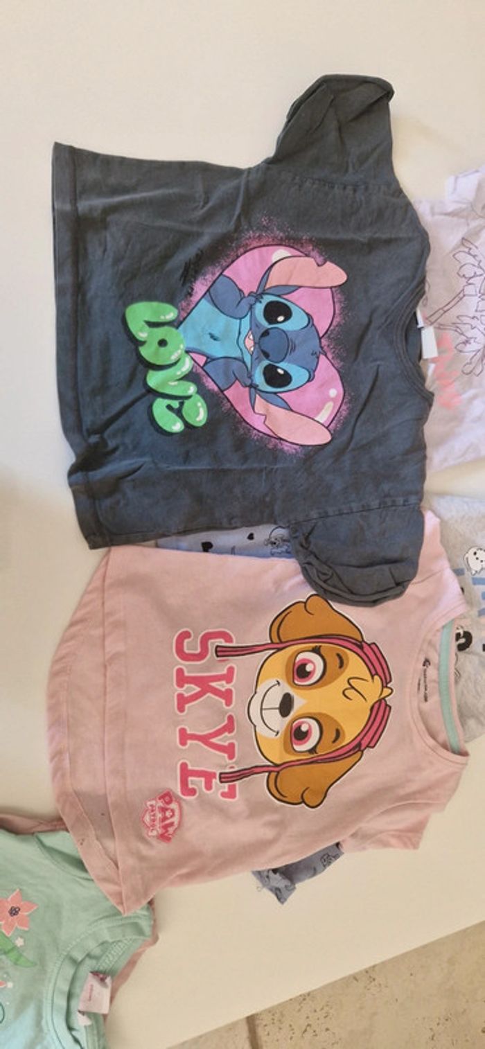Lot 24 mois disney stitch ariel sirène Stella paw patrol - photo numéro 3