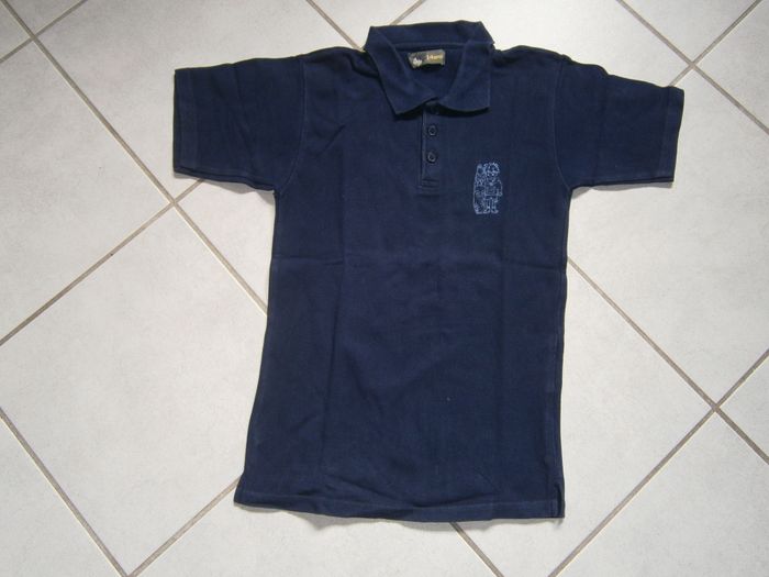 Polo MC bleu marine 14 ans