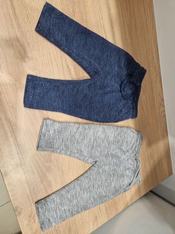 Lot de 2 pantalons jogging 12mois