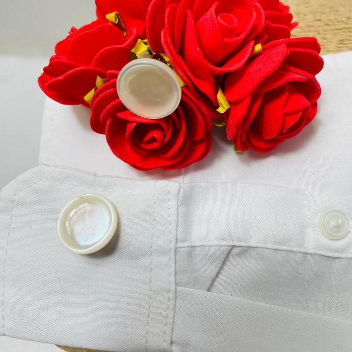 🔥 Boutons de manchette chic et raffiné . Vintage. Nacre véritable - photo numéro 3