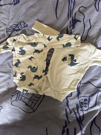 Lot de 2 bodies taille 3 mois