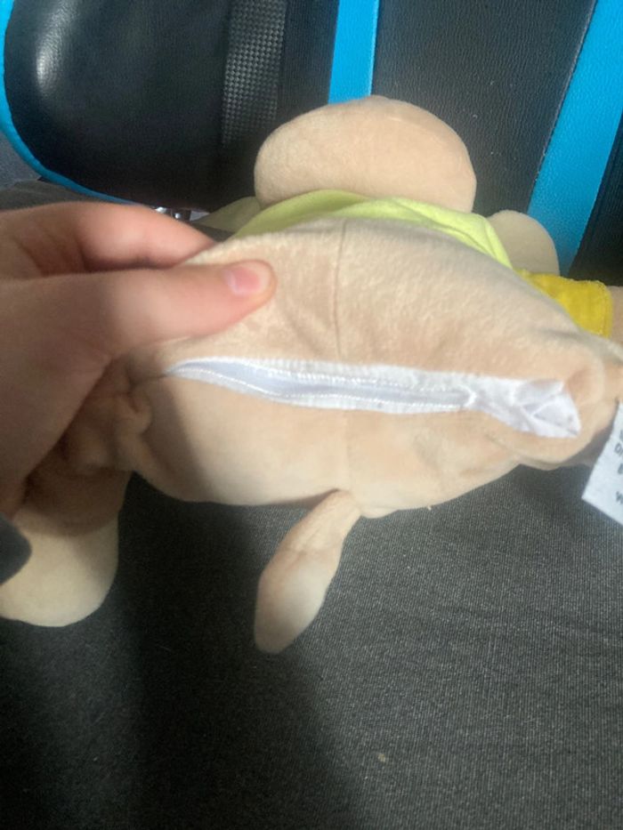 Peluche chien avec  avec vêtement - photo numéro 3