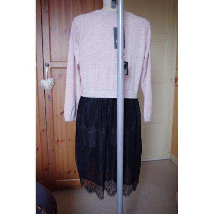 Robe mi-longue bi matière Yumi T42 - photo numéro 5