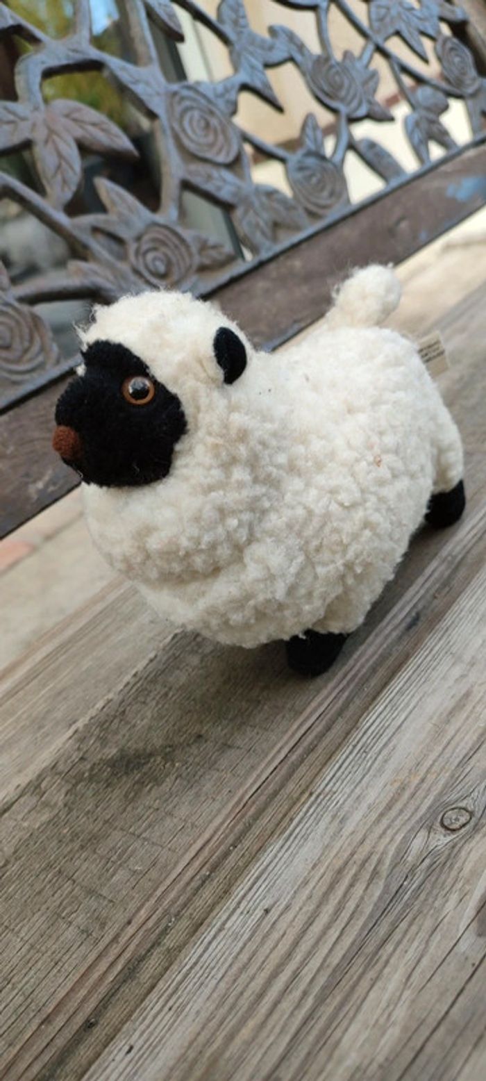 Peluche doudou teddy plush Bear mouton grove ewe sheep blackfort vintage - photo numéro 6