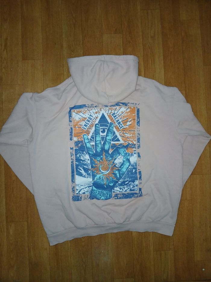 YOURTURN hoodie beige – gros visuel au dos - photo numéro 2