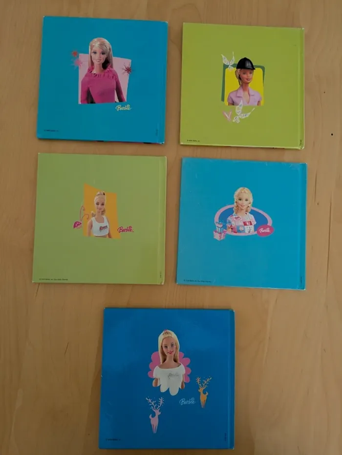 Lot de 5 livres Barbie édition Atlas de 2004 - photo numéro 2