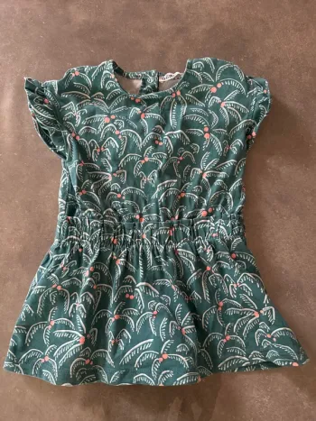 Robe verte Gemo 12 mois
