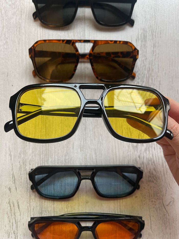 Lot de 5 lunettes de plage, lunettes de style, lunettes de mode - photo numéro 8