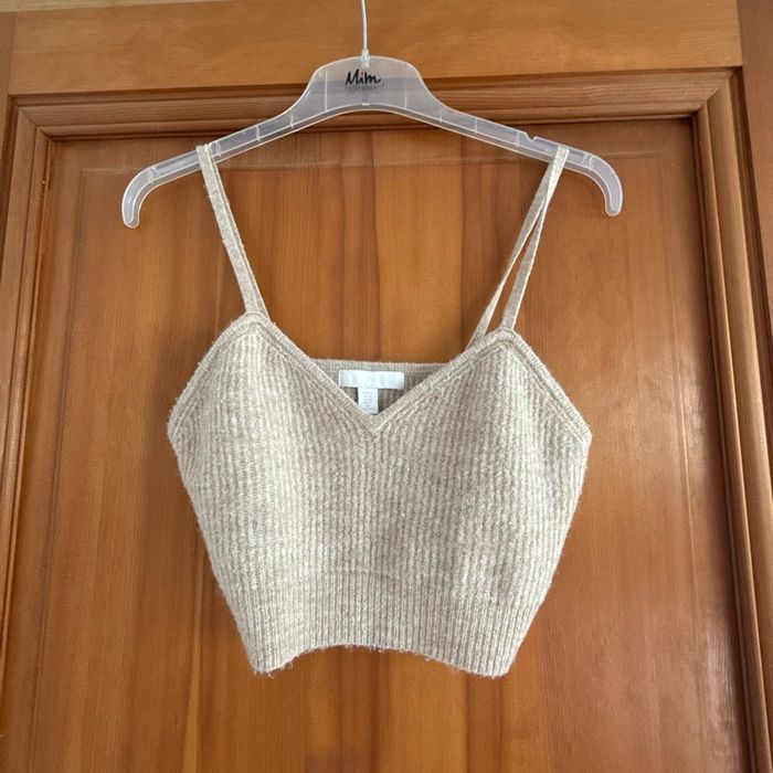 Top h&m Taille M Beige