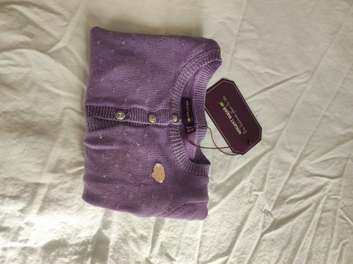 Boléro fille violet - Taille 18 mois - Sergent Major - Neuf