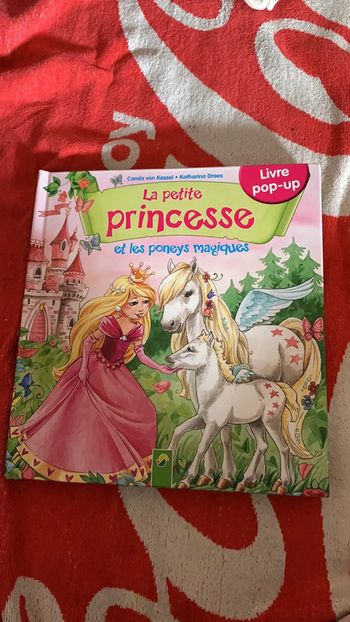 Livre pop up la petite princesse et les poneys magiques