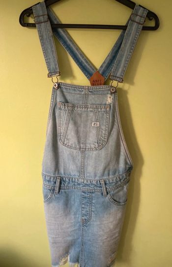 Magnifique salopette jupe en jean || taille S