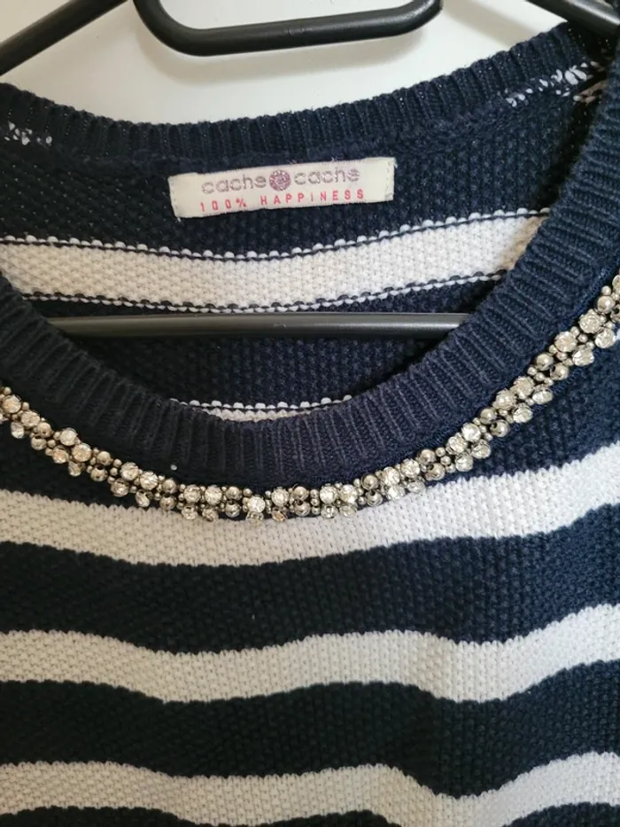 Pull avec perle - photo numéro 3