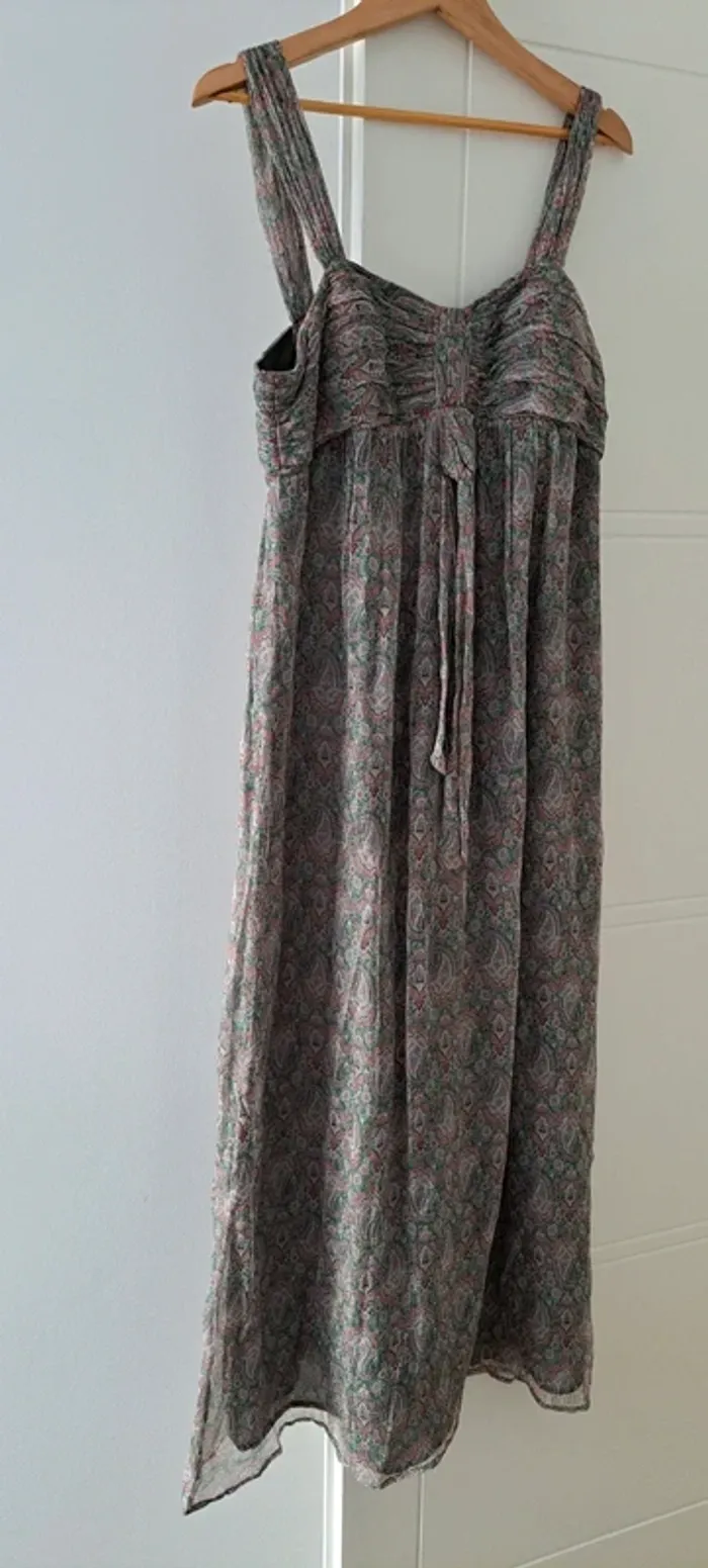 Robe caroll 100% soie