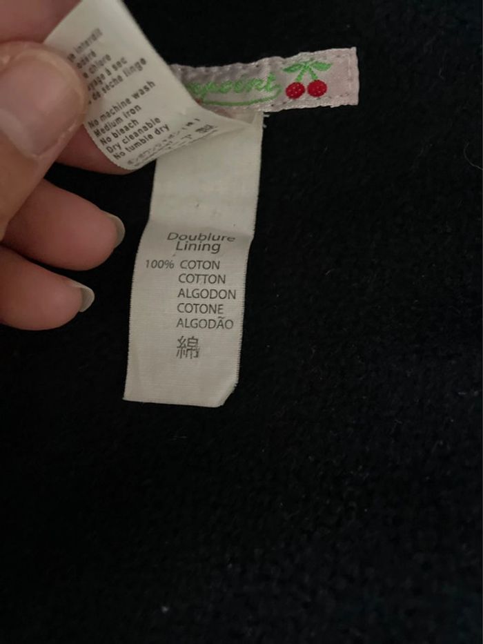 Manteau gris fille enfant bonpoint - photo numéro 9