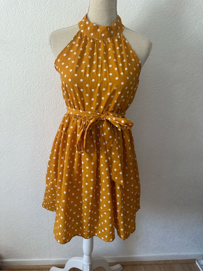 Robe jaune à pois T.34 Shein