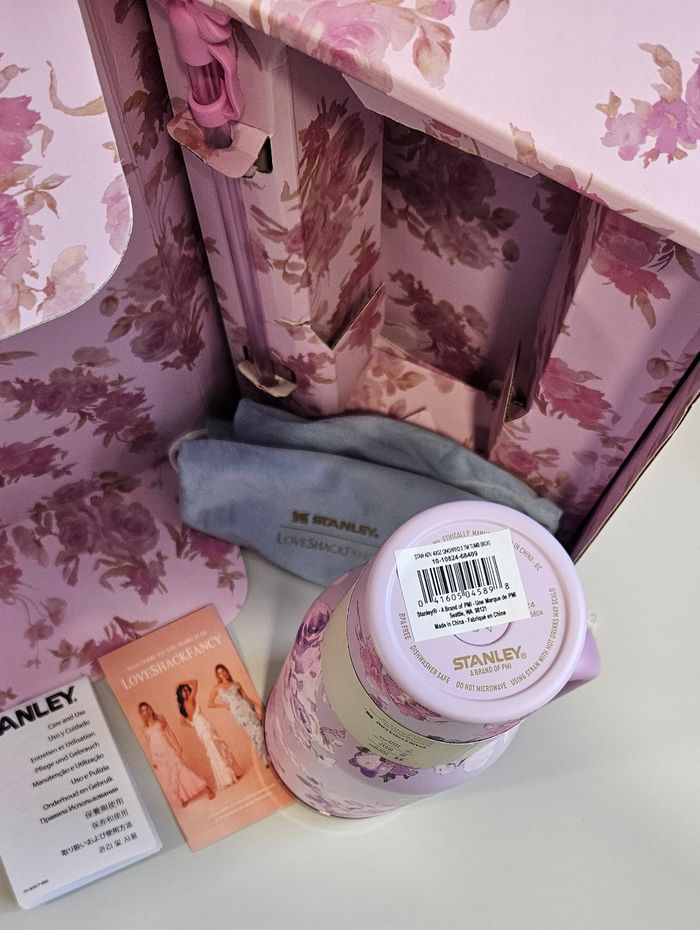 Gourde Stanley × LoveShackFancy 1,2L – Édition limitée Lavande – Neuve - photo numéro 4