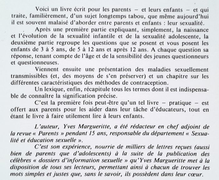 Yves Marguerite - la sexualité de vos enfants - photo numéro 4