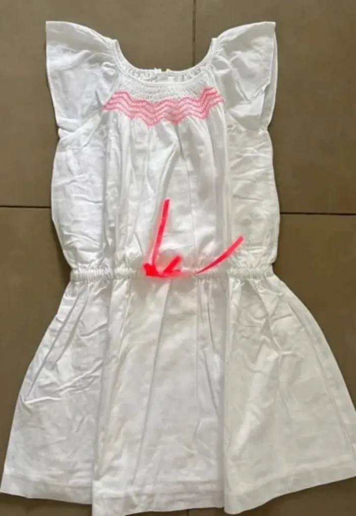 🤍 Élégante robe Jacadi blanche – Taille 10 ans 🤍