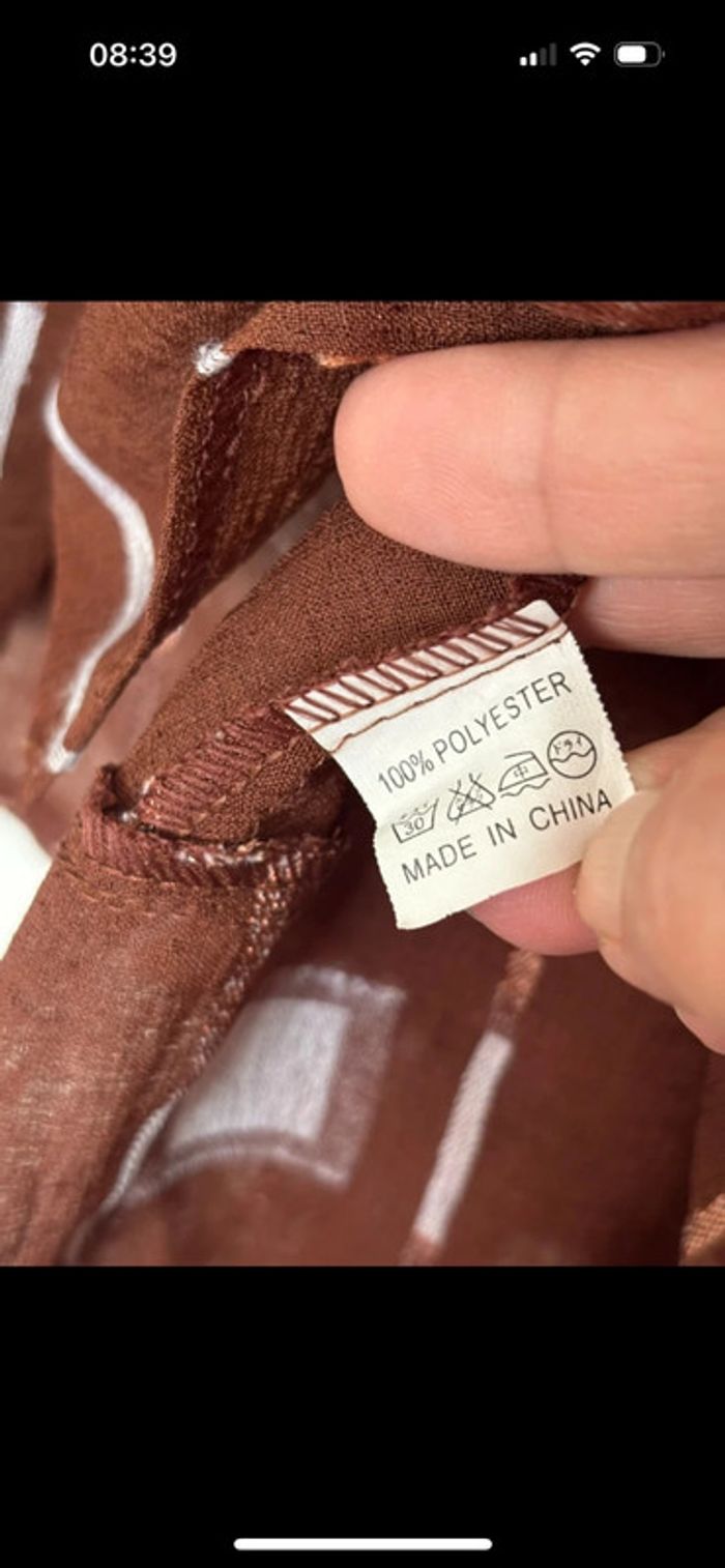 Superbe ensemble marron original neuf Alexo taille 46/48 - photo numéro 7