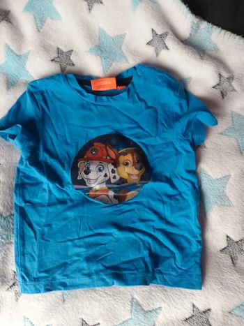 Tee shirt pat patrouille relief 12 mois