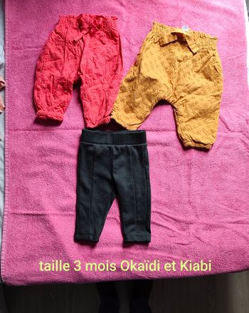Lot pantalon