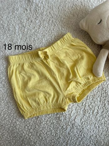 Short fille 18 mois
