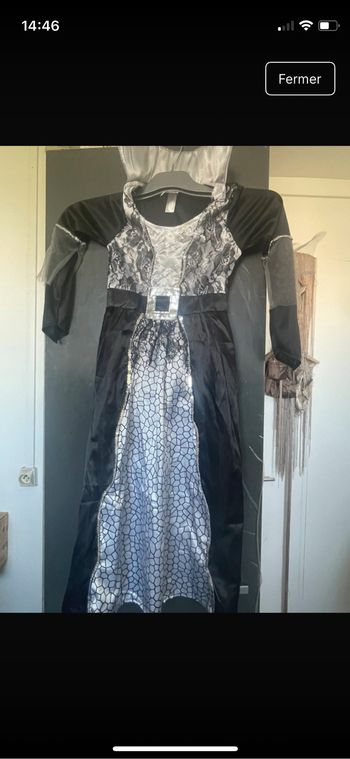 Robe sorcière 7/10 ans