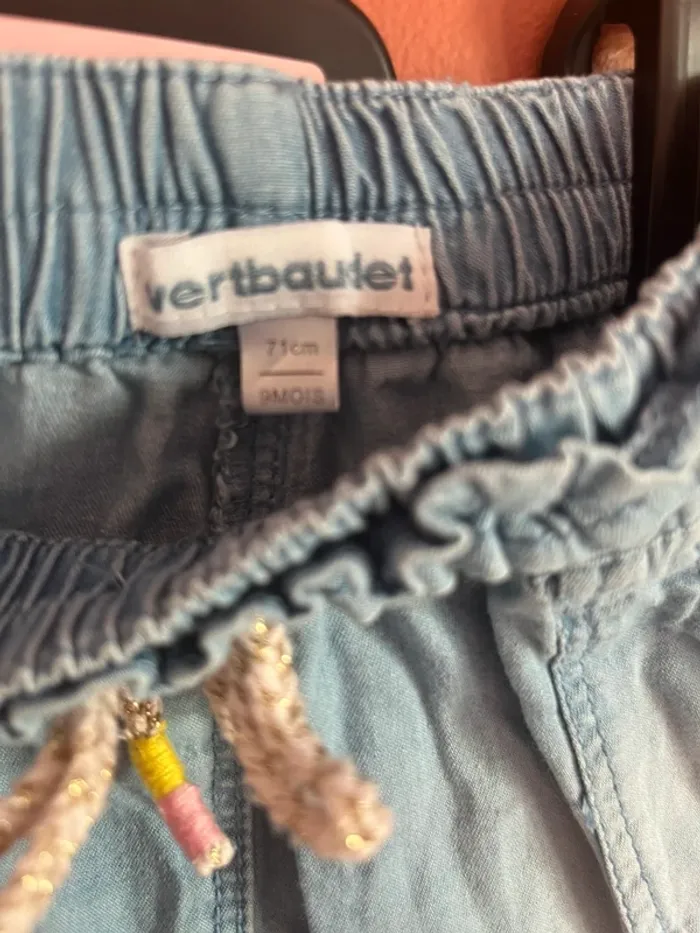 Jupe short jean léger - photo numéro 2