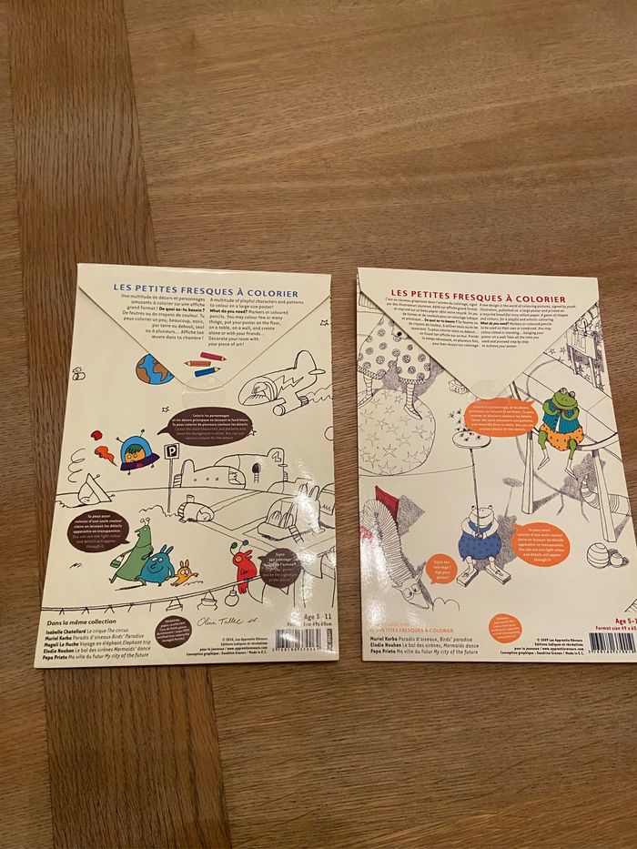 Lot neuf de deux affiches à colorier - photo numéro 4