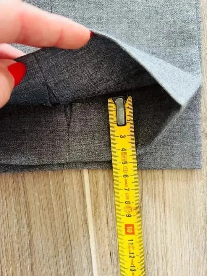Pantalon vintage femme gris 40/L - photo numéro 7
