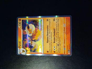 Carte Pokémon Pyroli holo 136/165 Ecarlate et Violet 151 fr