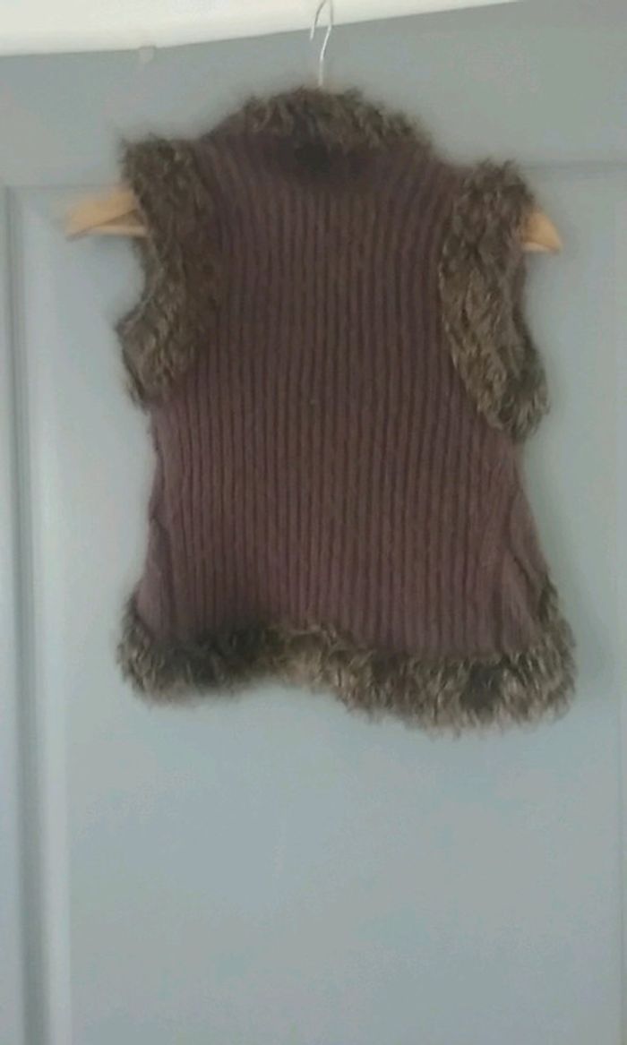 Gilet sans manches marron fille 6 ans 11 - photo numéro 2