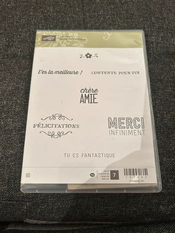 Set de tampons Stampin’up! Juste fantastique