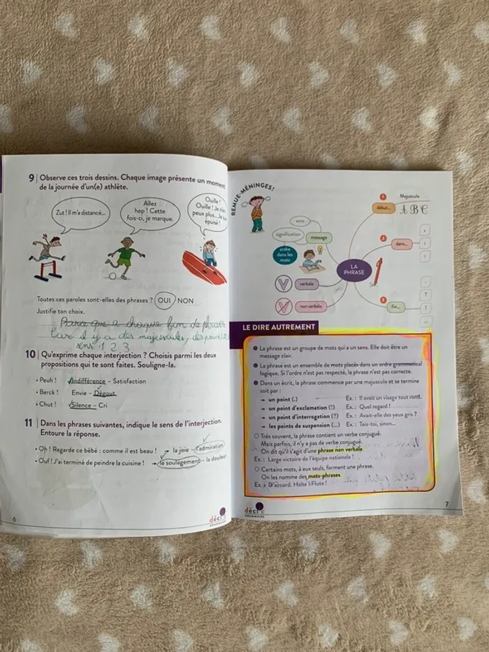 Livre grammaire déclic 4A cahier - photo numéro 5