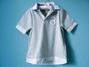 Polo Garçon Timberland 10 ans t-shirt gris neuf manches courtes