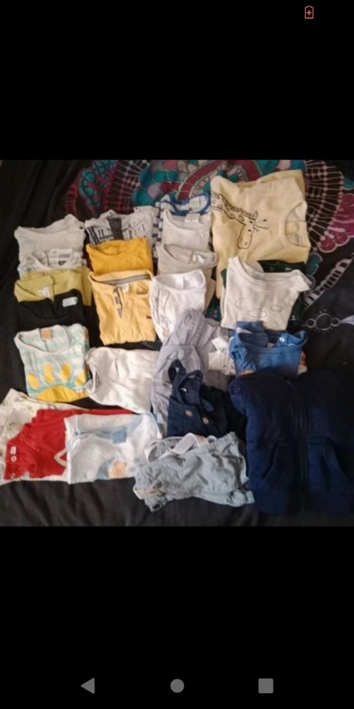 Lot vêtements garçon 9 mois