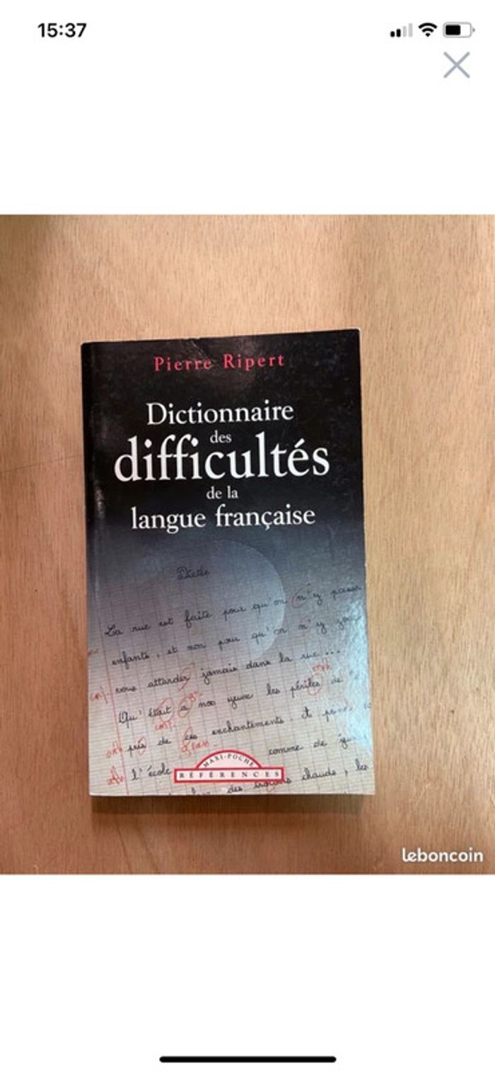 Dictionnaire des difficultés d la langue française