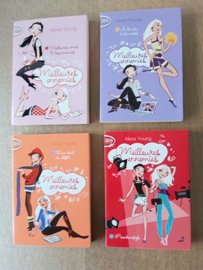 Lot de 4 livres " Meilleures ennemies" neufs