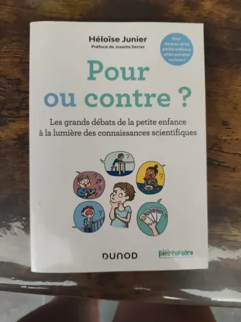 📖 Pour ou contre ?  Héloïse Junier (Dunod)
