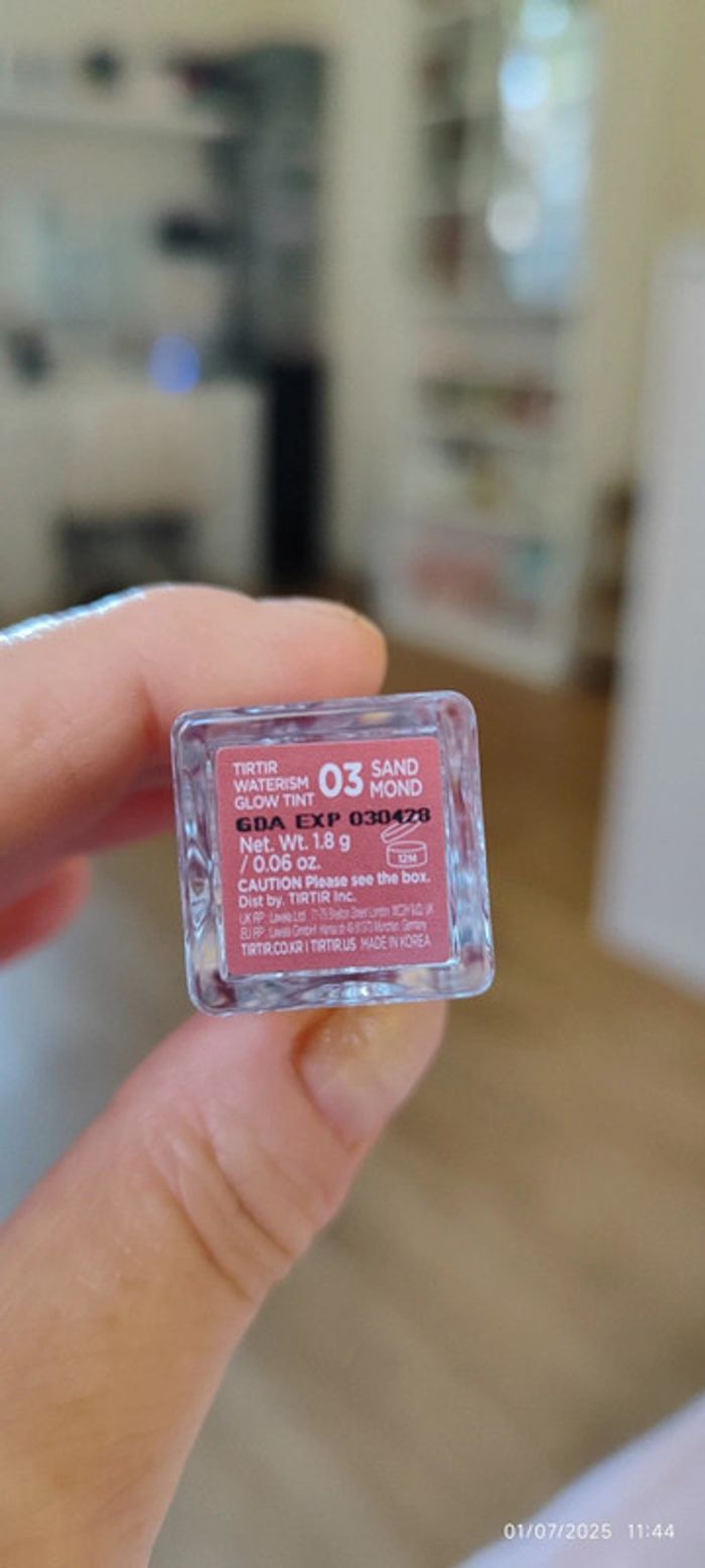 Kbeauty Tirtir Waterism Glow Tint Pailleté / Encre à Lèvre Glossy Sans Transfert Shade 03 Sand Mono - photo numéro 4